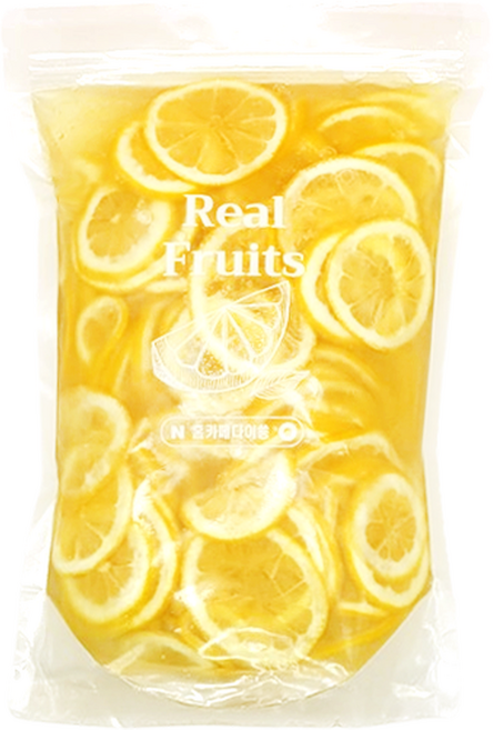 홈카페 다이쑝 레몬청 수제 과일청 홈카페 카페용 대용량, 2kg, 1개, 1개입