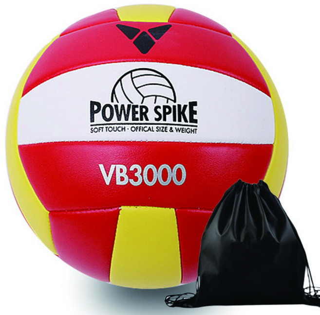 비바 칼라 터치 배구공 + 투센 볼가방, 1개