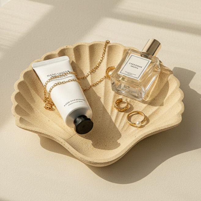 소품 쥬얼리 감성 인테리어 오브제 조개 악세사리 트레이