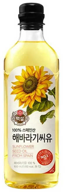CJ제일제당 [CJ제일제당] 백설 해바라기씨유 900ml x 10개