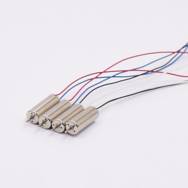 CW 720 코어리스 모터 초고속 드론 쿼드콥터 항공기 엔진 3V 50000RPM 7mm 1 개, 02 blue red wire motor