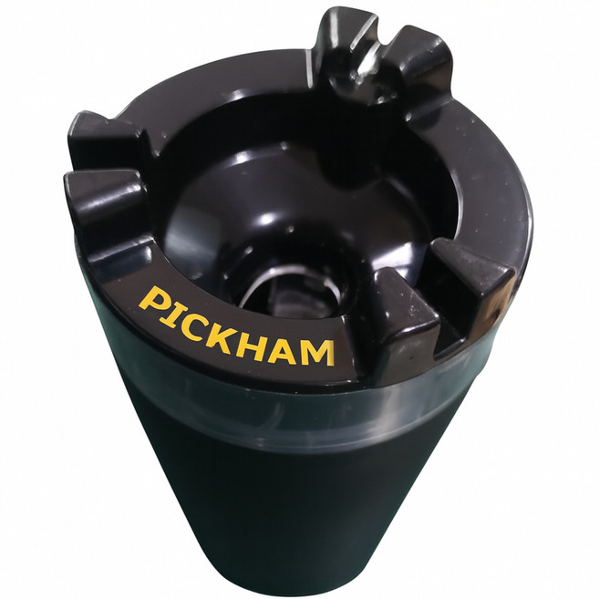 큠픽 재떨이 차량용 텀블러형 홀더, 블랙, 1개