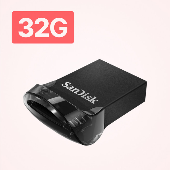 샌디스크 USB ULTRA FIT 3.2 CZ430 초소형, 1개, 32GB