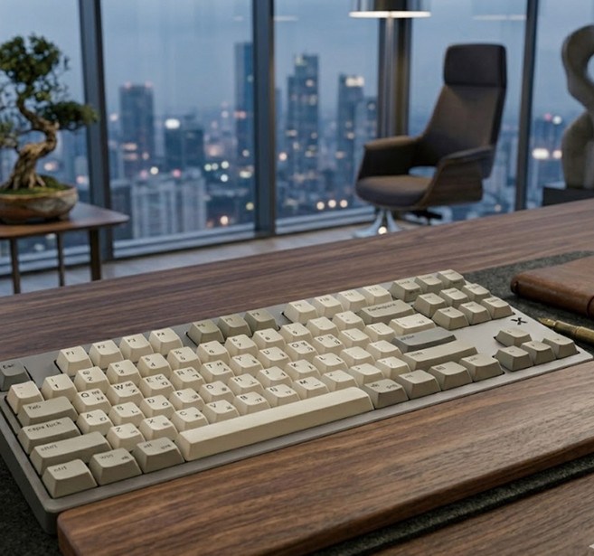 프리플로우 텐키리스 키보드 호환 손목받침대 원목 팜레스트 MCHOSE 아콘 시리즈