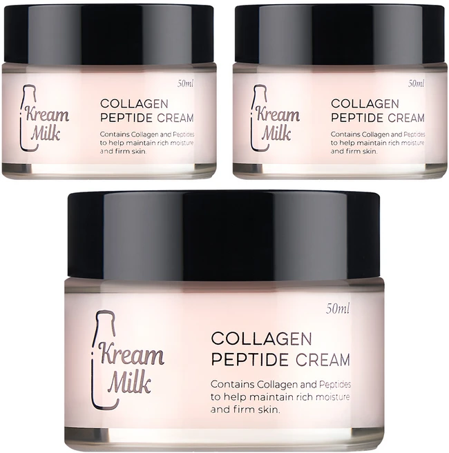 크림밀크 콜라겐 펩타이드 수분 멀티 크림, 3개, 50ml - 쿠팡