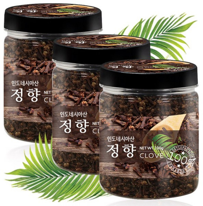 푸른들판 인도네시아 정향 향신료, 3개, 200g