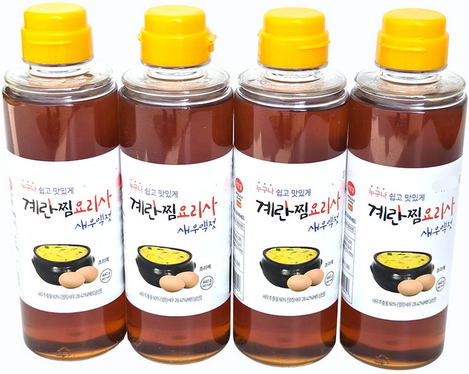 새마원 계란찜요리사 새우액젓 440g, 4개