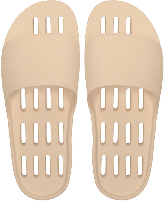 페이퍼플레인 논슬립 경량 발등낮은 실내화 베란다슬리퍼 빅사이즈 욕실화 PP1570-1, 1세트, 베이지