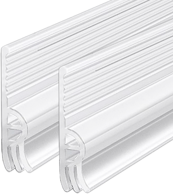 리브문 3중 바람 차단 틈새 문풍지 3.2cm X 4M, 투명, 2개