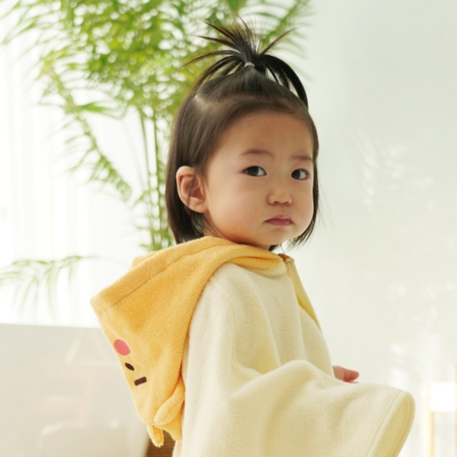 카카오프렌즈 리틀프렌즈 아기 목욕 가운(라이언)-개(1개입)