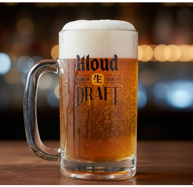 클라우드 드래프트 생맥주잔, 1개