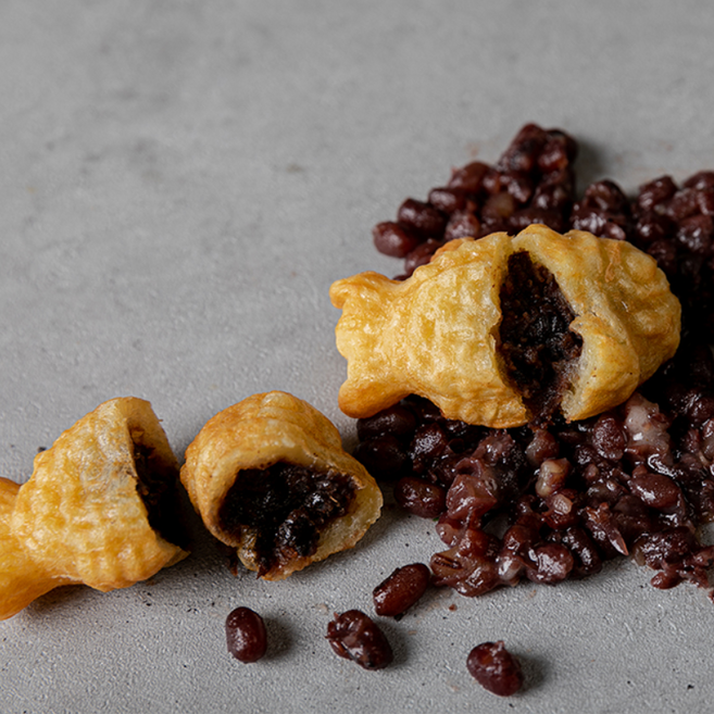 하이원푸드 한입 미니 붕어빵 통팥 냉동붕어빵, 500g, 1개