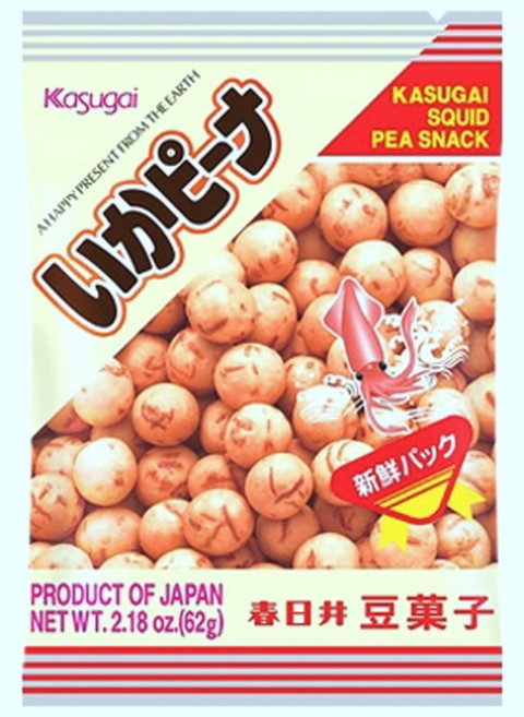 카수가이 이카 피넛, 62g, 12개