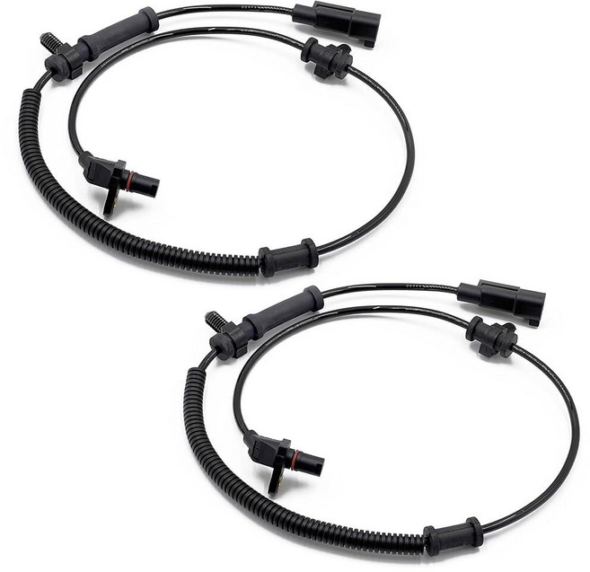 Mteycei 2Pcs Front Left and Right ABS Wheel Speed Sensor Compatible with Ram 2011-2012 1500 Replac, Mteycei 2Pcs Front Left and Ri