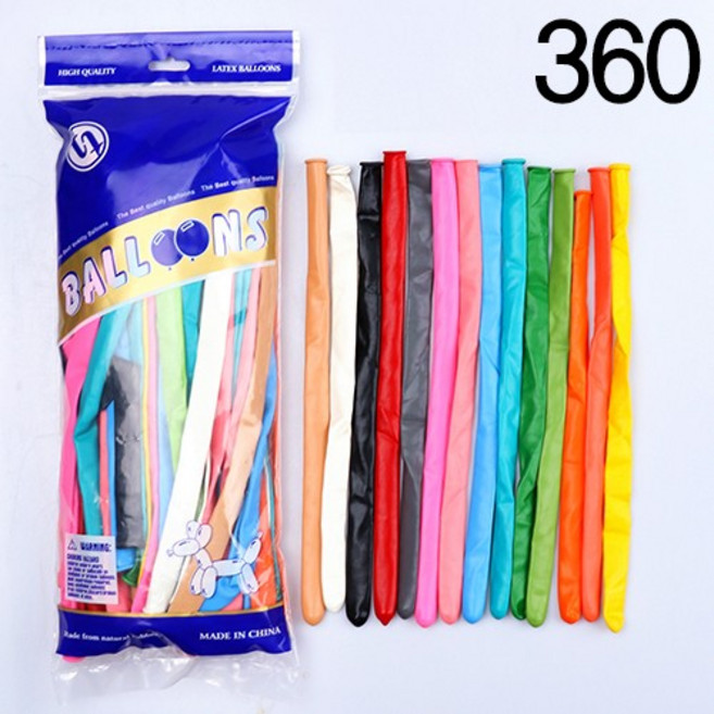 벌룬360요술풍선 10+1 고양이 강아지 칼 꽃 만들기 셀프 DIY 삐에로 키다리 행사 홍보 이벤트 선물, 1개, 혼합