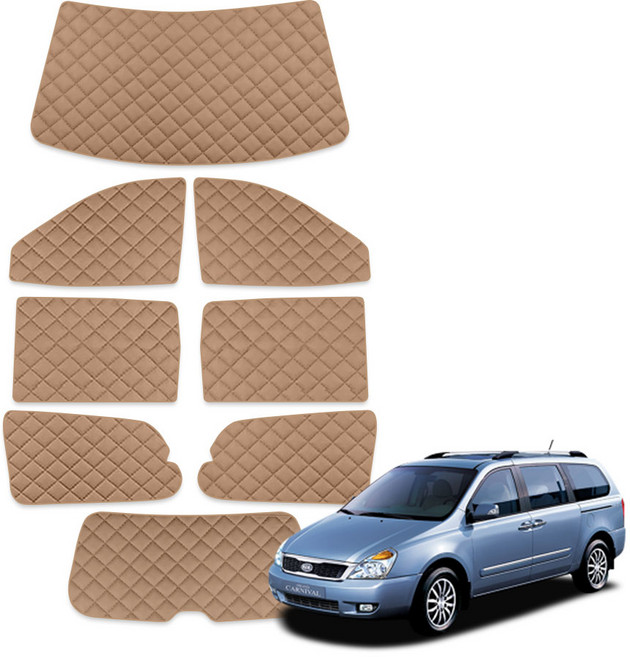 루젠 그랜드카니발 차박커튼 캠핑 암막 햇빛가리개, 피칸브라운, 1세트