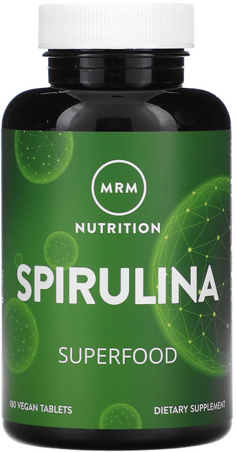 MRM Nutrition 스피룰리나 180 비건타블렛, 1개, 180정