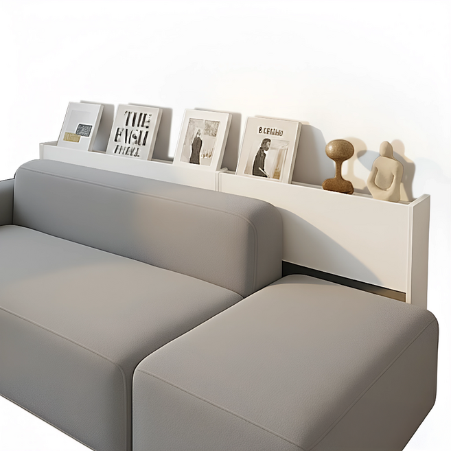 [틈새활용] 쇼파 뒤 틈새 코니 수납장 맞춤높이 가능, 화이트