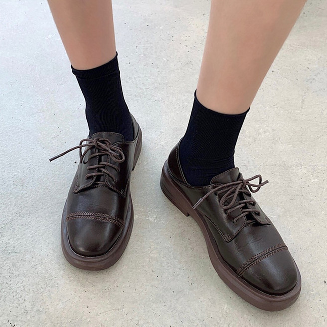 라블 여성용 2way 레이스업 로퍼