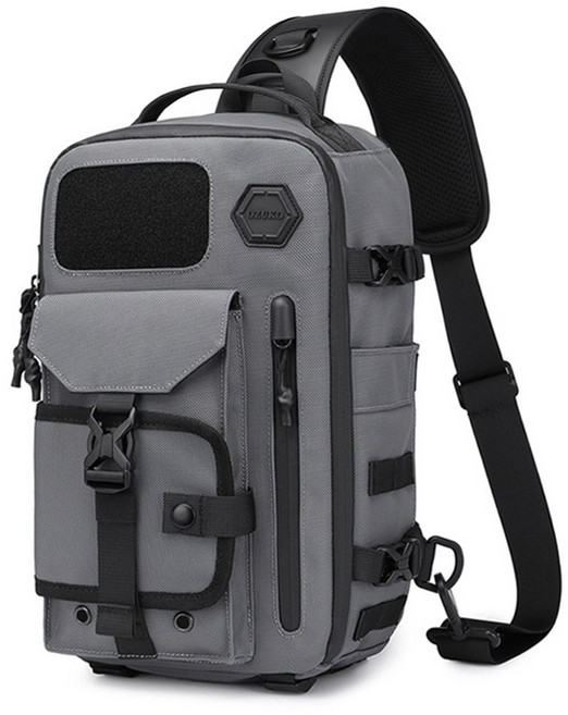 OZUKO 남자 대용량 슬링백 택티컬 밀리터리 전술 크로스백 군용 힙색 메신저백 가방