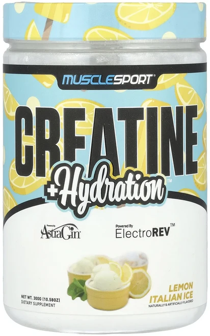 효과가 좋은 MuscleSport 크레아틴 + 수분 보충 레몬 이탈리안 아이스 300g(10.58oz) 최저가격, MuscleSport크레아틴수분보충레몬이탈리안아이스30, 300g, 1개 - 쿠팡