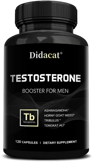 남성을 위한 테스토스테론 부스터 - 에스트로겐 차단제 - 자연 에너지 근력 및 지구력 강화 - 순수 근육 성장 - 성기능 향상 - 남성 성과 향상, 60회분, 1개 - 쿠팡