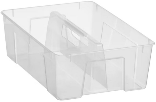 이케아 다용도 수납정리함 투명플라스틱 인서트11/22L 삼라, 1개