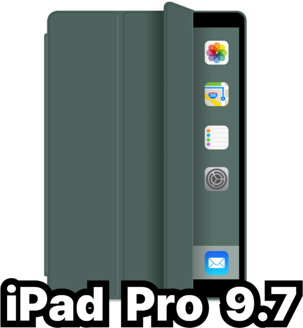 아이패드 프로9.7 펜슬수납케이스 A1673 A1674 A1675, 프로9.7 미드나잇그린