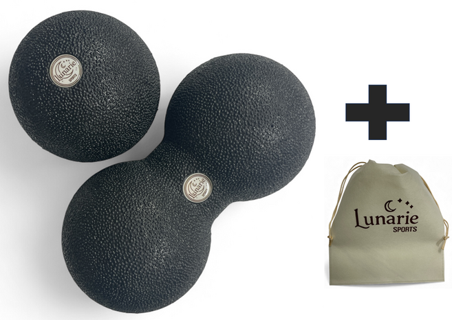 하드핏 마사지볼 세트 EPP 하드 듀얼볼 땅콩볼 싱글볼 셀프 지압 마사지 블랙 2종 세트, 1개