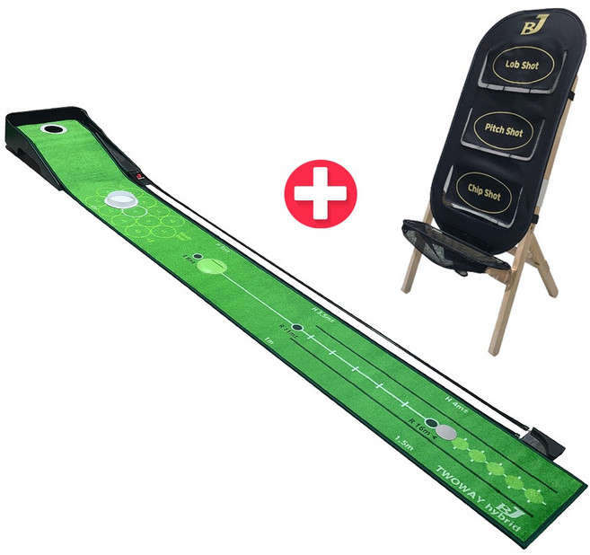 비제이 CPL 그린주변 어프로치연습기 퍼터 매트 퍼팅연습기 호환, 그린주변 CPL 어프로치 연습기, 01. 투웨이 핸디형 H325, 1개