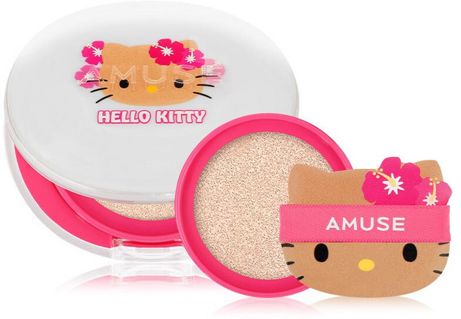 어뮤즈 세라믹 스킨 퍼펙터 쿠션 기획 태닝키티 에디션 (본품+리필), 1개, 태닝키티 기획 1호 포슬린