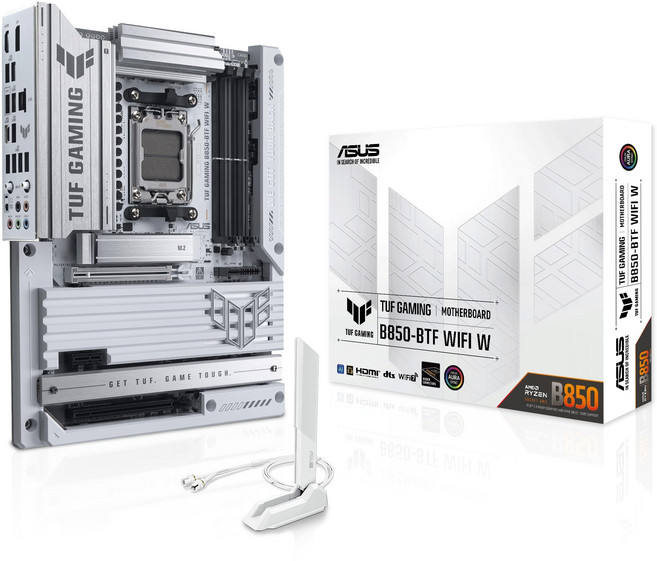 ASUS AMD Socket AM5 AMD Ryzen 9000 & 8000 & 7000 B850 ATX TUF GAMING B850-BTF WIFI W 시리즈