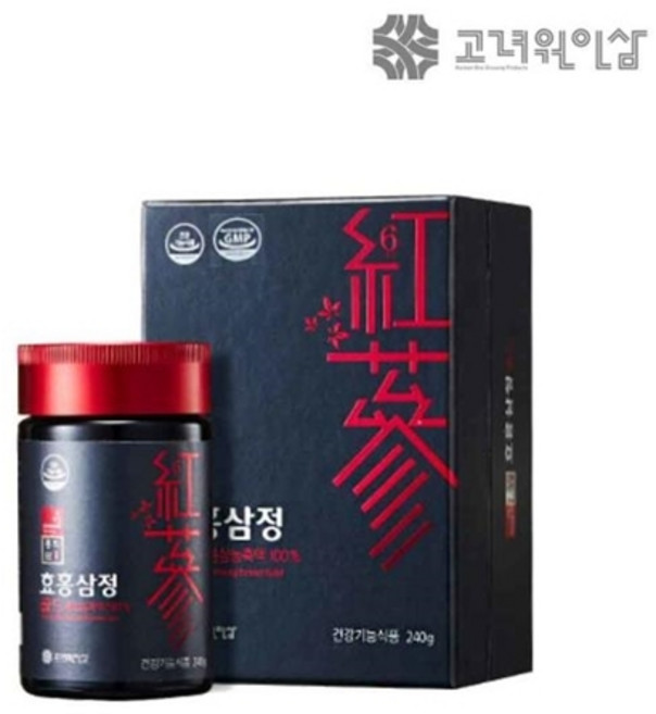 고려원인삼 홍익삼 효홍삼정골드 항산화 면역력증진 240g, 16개