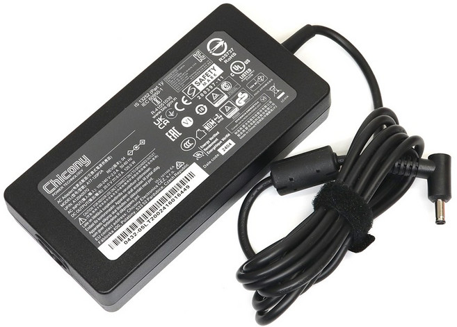 MSI 호환 20V 6A 120W (4.5) 어댑터 A17-120P2A GF63 Thin 10UC 노트북 충전기, 어댑터+케이블, 1개