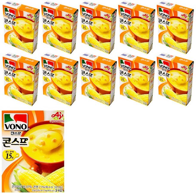 보노 콘스프 19g 3개입, 57g, 10개