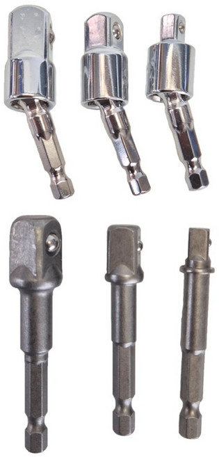 전동드릴 복스 소켓 변환 아답터 회전 복스 어댑터, 1세트