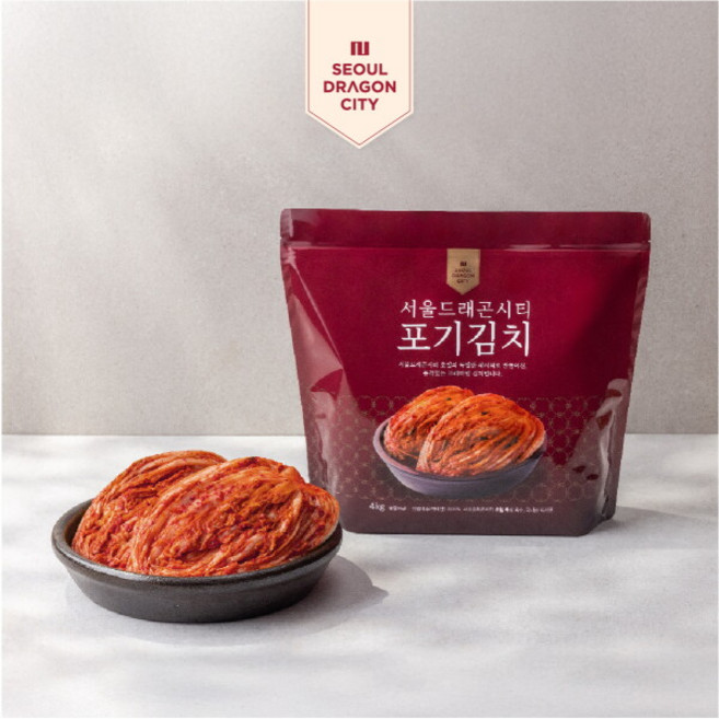 [서울드래곤시티] 프리미엄 포기김치 4kg, 1개
