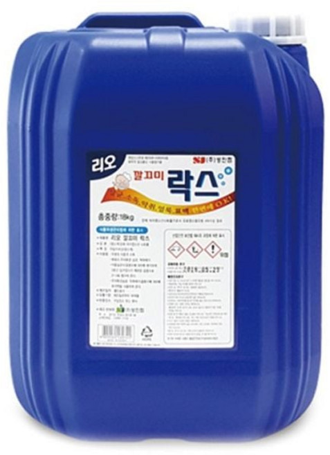 성진켐 락스 리오깔끄미락스 용기형 18kg푸른플러스