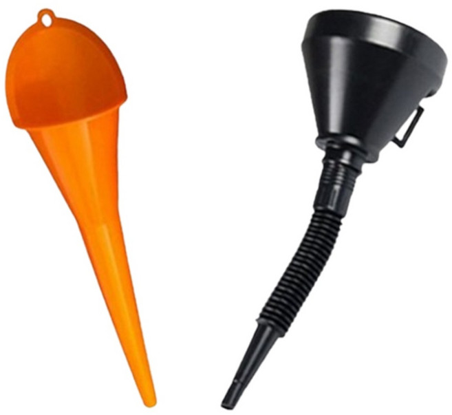 제이팩 자동차 오토바이 다용도 오일깔대기 2종, 1세트