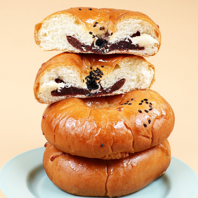 빵빵한 유혹 베이커리 센터 6T9J-수제 단팥빵 80g 5봉, 1개