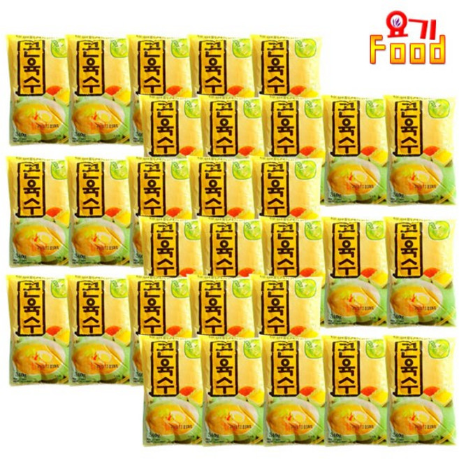 신일푸드(엄지)식품 곤육수 340g(30봉) 1박스 냉면육수, 10kg, 1개