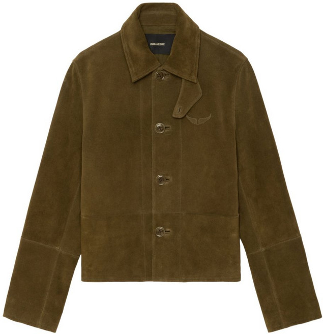 쟈딕앤볼테르 레사 버튼 스웨이드 재킷