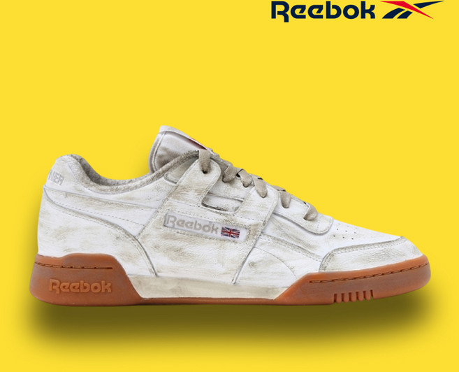 리복 워크아웃 플러스 OG HED MAYNER 콜라보 빈티지 화이트 검 RESO5F011WT