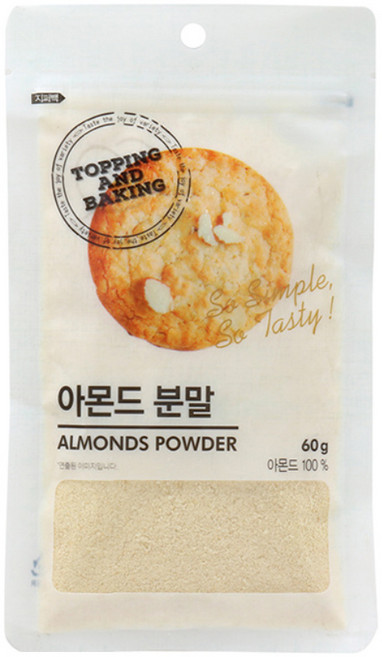 삼양사 아몬드 분말, 12개, 60g