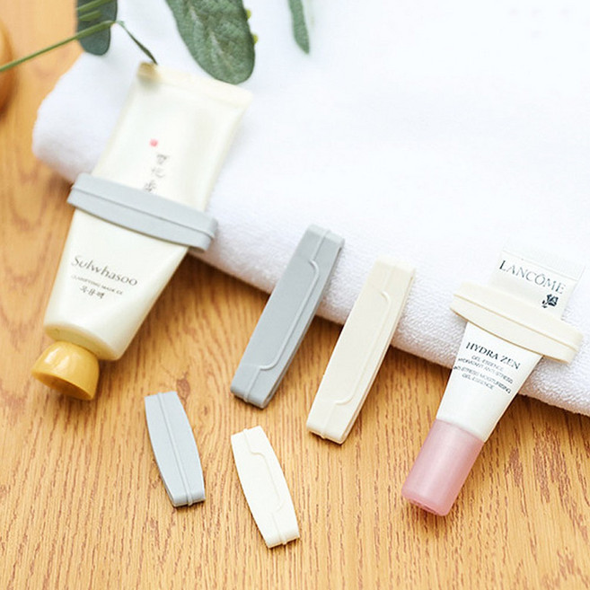 간단상점 알뜰 치약짜개 튜브 로션 핸드크림 짜개 3종세트, 아이보리, 1개