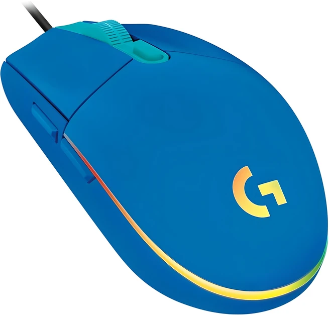 로지텍 2세대 LIGHTSYNC 게이밍 유선마우스, G102, 블루 - 쿠팡