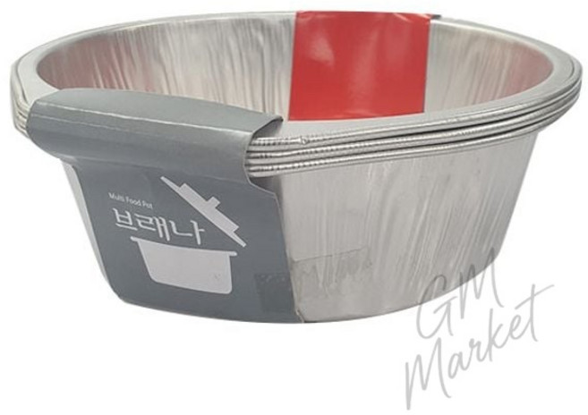 브래나 쿡 원형 일회용냄비 3p 원형냄비 캠핑냄비