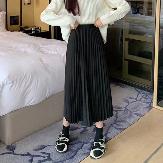 杜達女孩 流光可可網紗百褶裙
