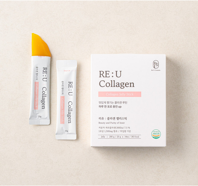 리유 콜라겐 젤리스틱 망고맛, 20g, 14개