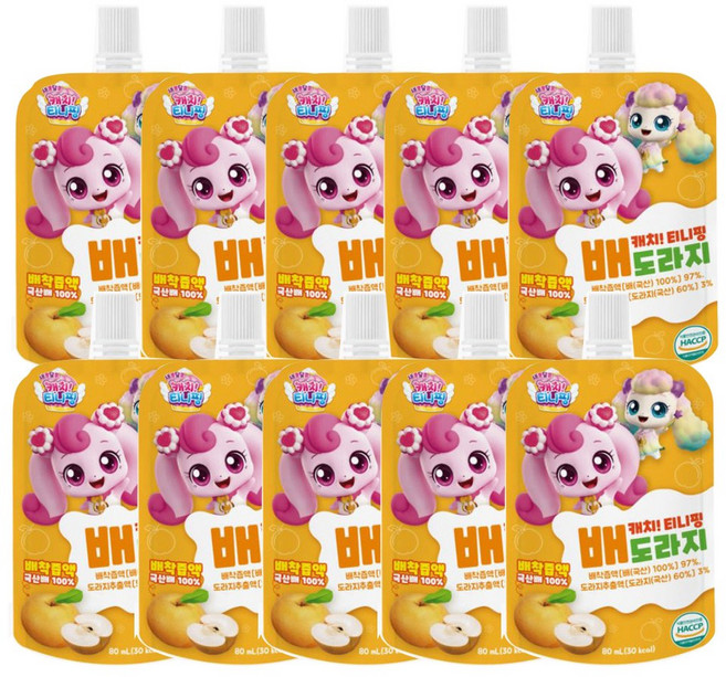 캐치티니핑 배도라지 쥬스 80ml, 100ml